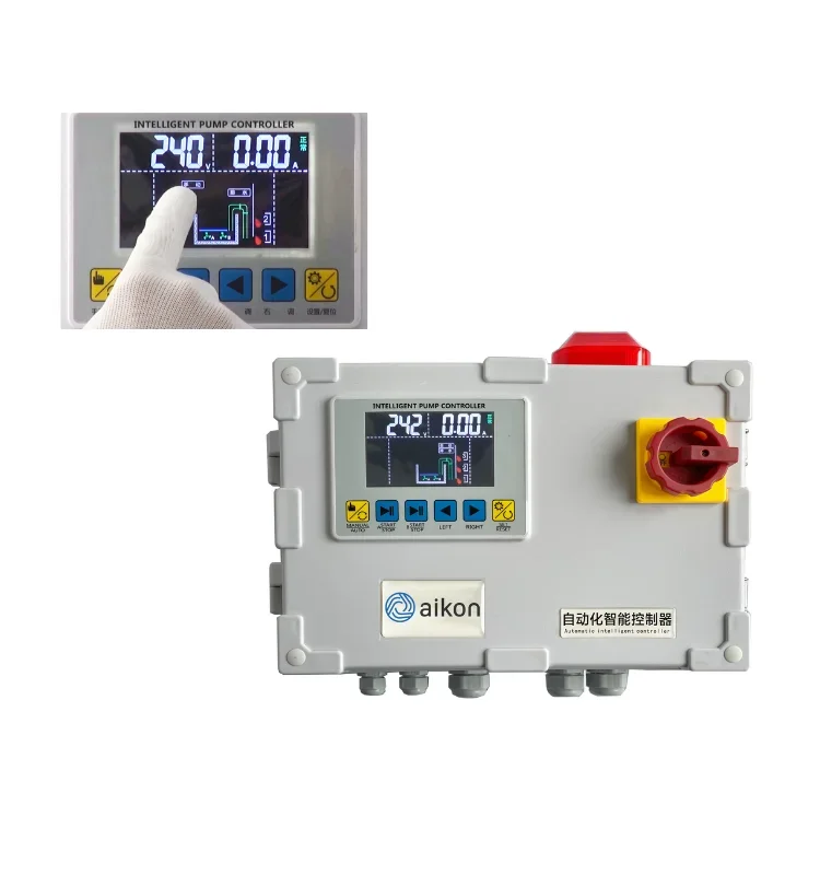 

reliable 4kw self monitor single double pump control automatic intelligent pump controller with lcd display