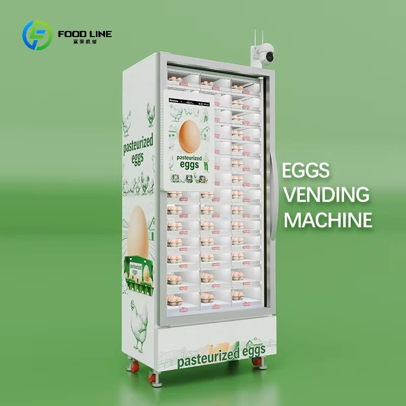 Refrigerant Cooling Locker Vending Machine for Fruit Vegetable Milk Meat Eggs Dumpling Cakesmart vending machine Customized
