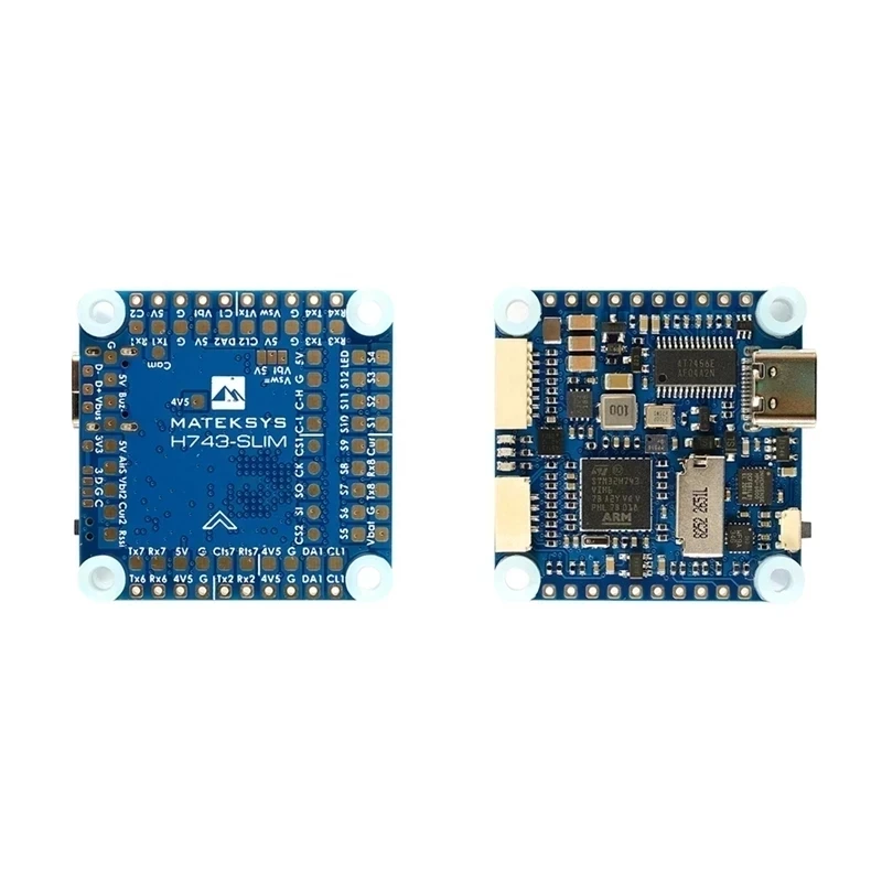 Matek H743-SLIM V3 F7 pengendali terbang Ingebouwde Geen Huidige Sensor Baro Blackbox Osd 2-8S Voor Rc Drone balap Vliegtuig