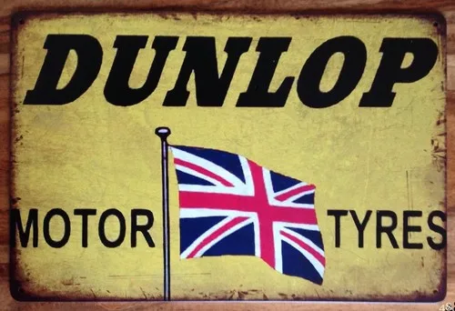 Metal sign retro vintage style Motor Tyres mancave garage wall plaques --Tin Sign