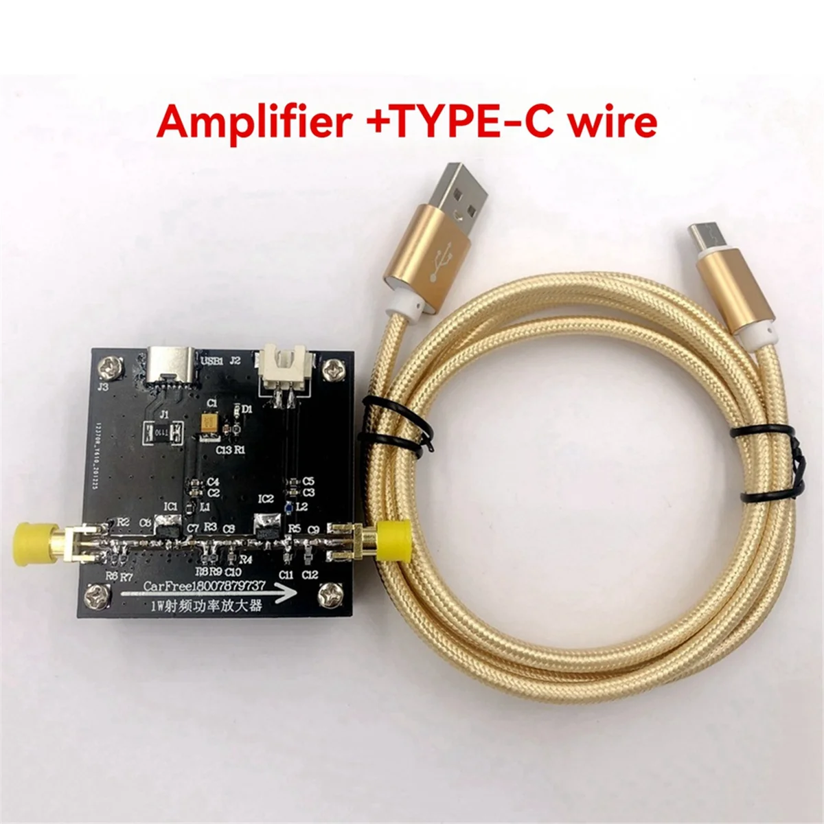 Efficiente amplificatore GPS da 1,55 GHz 1 W 30DB Amplificatore RF Amplificatore di potenza RF