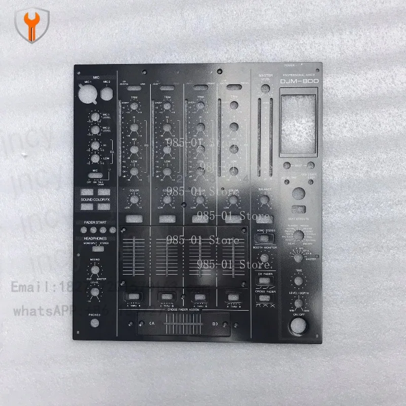 DJM-800 Mixer Full Faceplate Set, Original New Front Panel Complete Replacement for DJM800