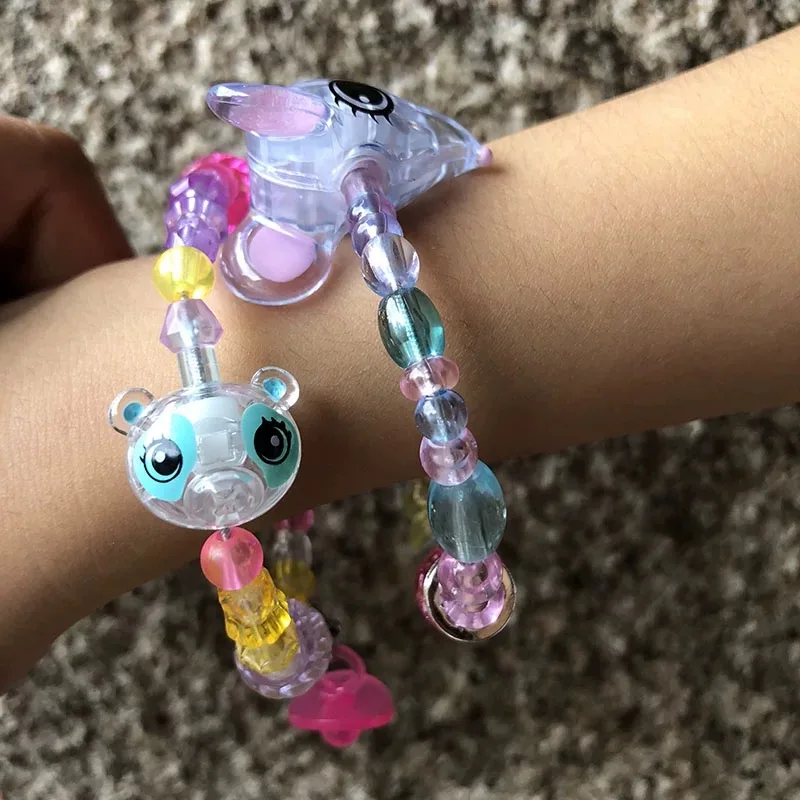 Magisches Armband für Kinder, DIY-Deformations-Tierform, kreative Modellierung, Perlenanzug, Mädchengeschenk.