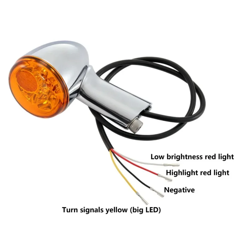 Luces LED de giro para motocicleta Harley Sportster XL883 XL1200, 2 piezas, 1 par