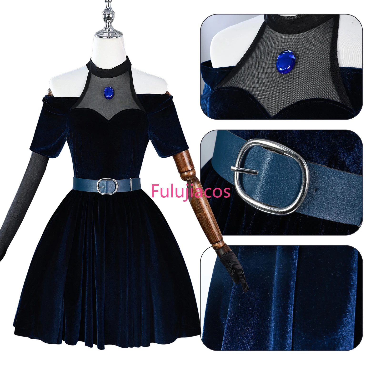 

Fulujiacos Mizi Cosplay Costume Dress Alien Stage Dress