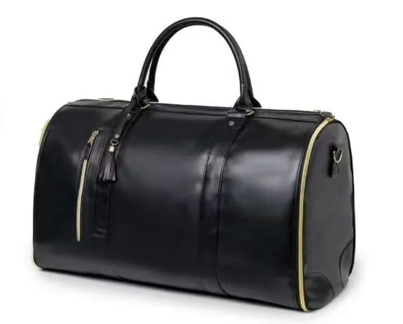

Large Capacity Folding Suit Travel Bag Multifunctional Storage PU Hand Luggage Bag Breathable Waterproof Lightweight