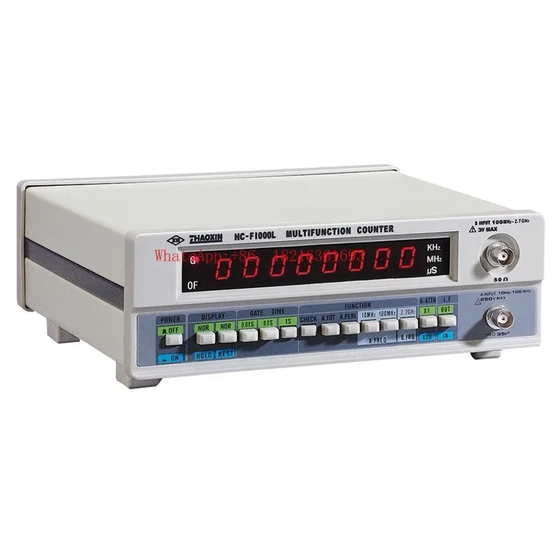 2026GOOD HC-F1000L Frequency Meter 1G Frequency Crystal Oscillator Signal Counter Test 8-bit LED Display