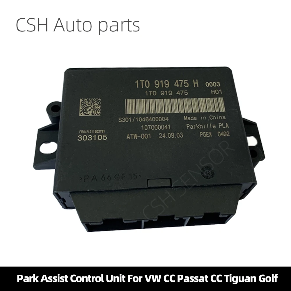 

1T0 919 475 H 1T0919475H 1T0919475H 1T0919475H Park Assist Control Unit For VW CC Passat CC Tiguan Golf