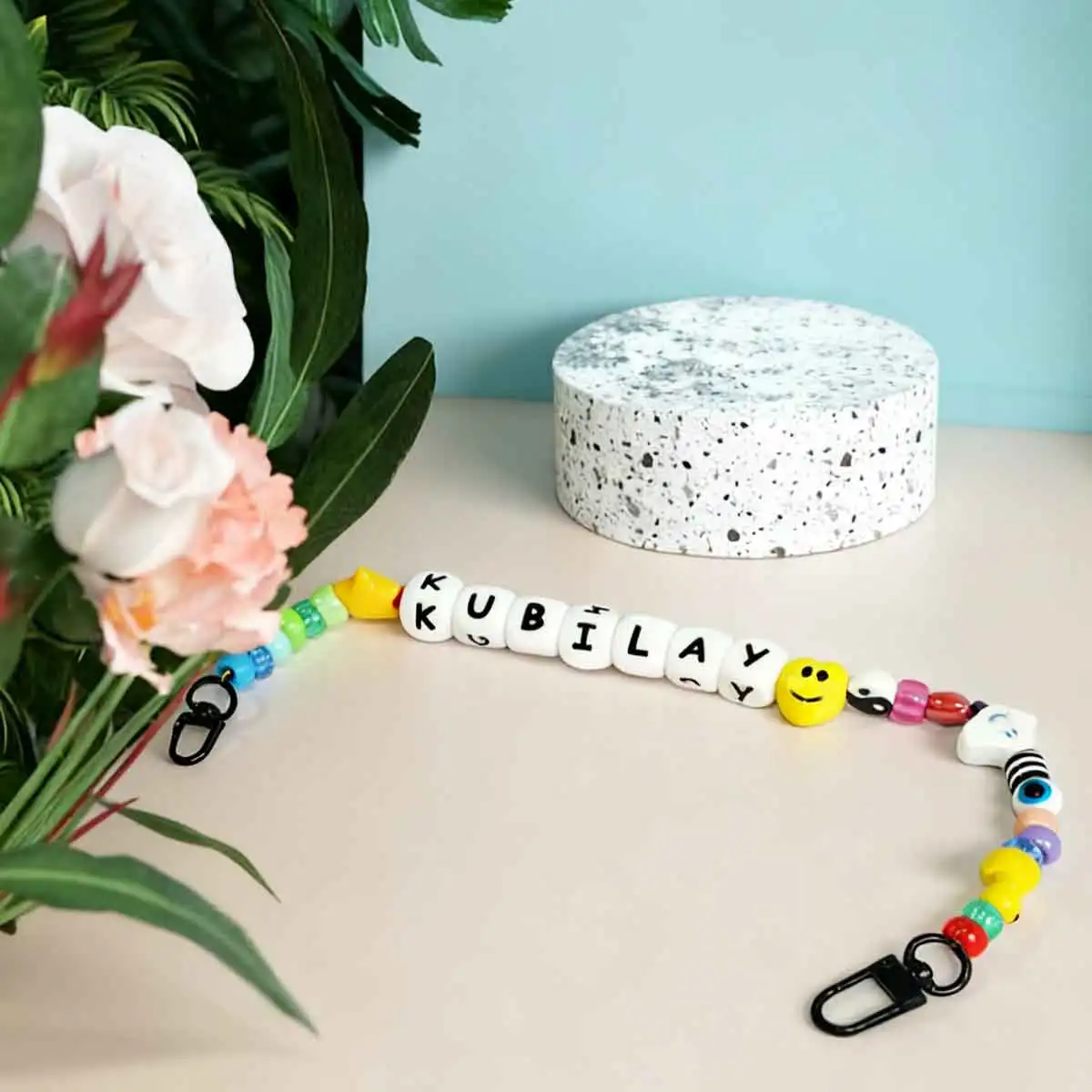 1 Personalized Name Chain, Hat Chain, Key Chain, Bag Chain, Personalized Pendant, Unique Handmade Christmas Gift