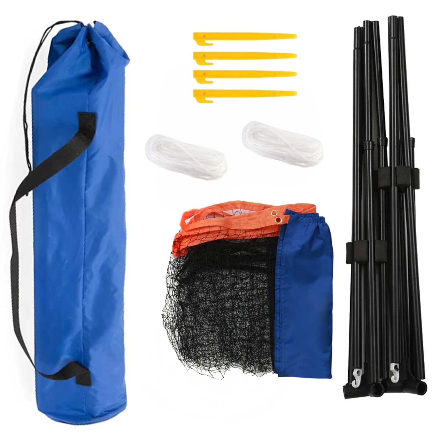 

Оптовая продажа, складная высокая и низкая сетка для бадминтона, регулируемая теннисная сетка для занятий спортом на открытом воздухе, длина на выбор