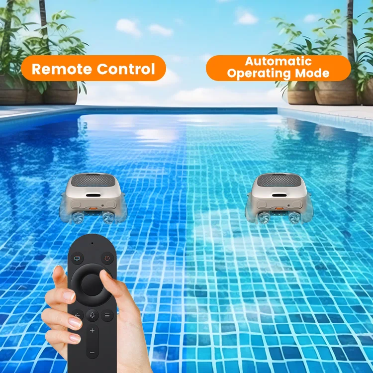 Automatic Rechargeable Surface Pool Robot Pool Cleaner Vacuum Cleaner Floating Swimming Pool Cleaning Skimmer