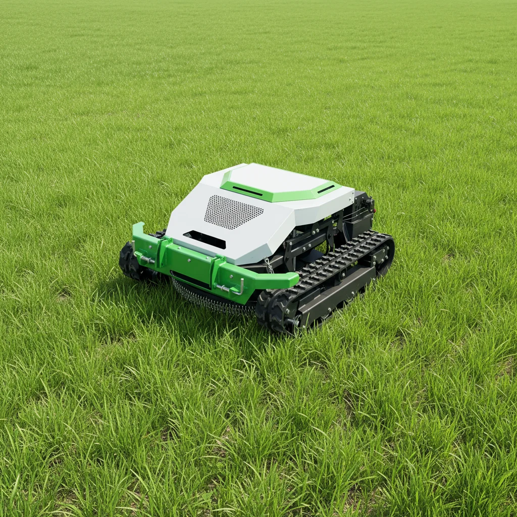 Obrázek 7: Bezdrátový RC pásový trávník sekačka tracked celý terén sekačka pro sad sad farma terénní