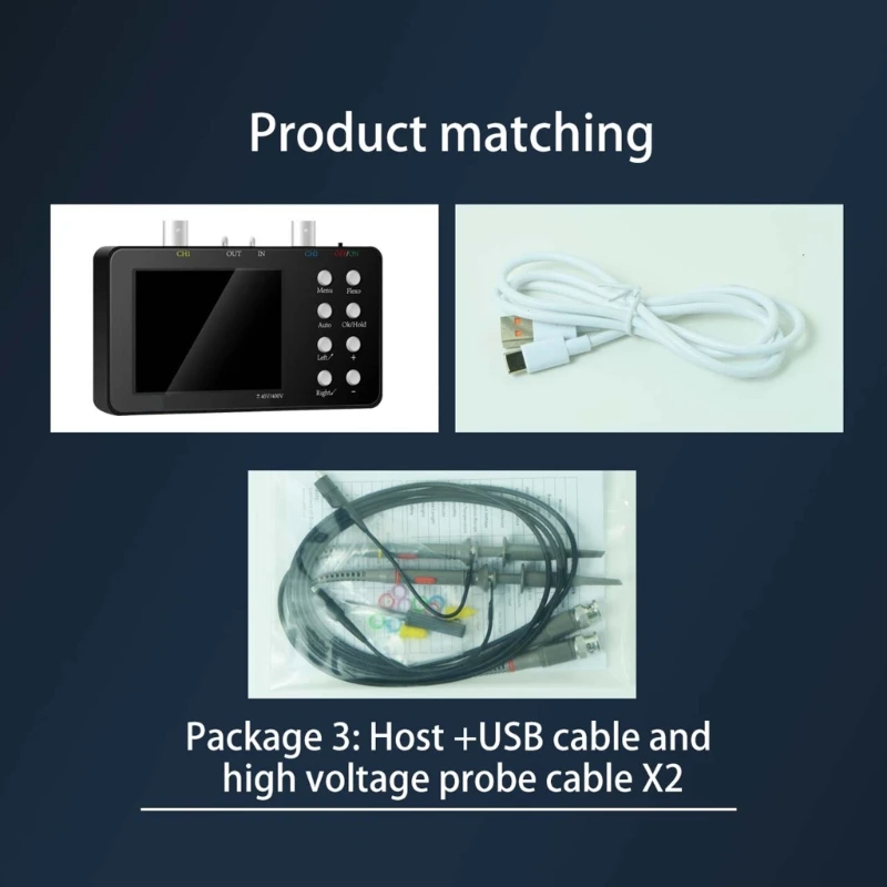 Double Channel LCD Digital Oscilloscope 10Mhz Rate Analogue Bandwidth