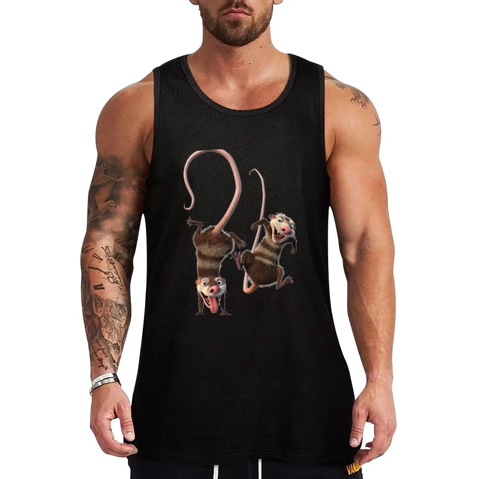 Eiszeit Crash und Eddie Tank Top Herren T-Shirt Kleidung Männer ärmelloses T-Shirt