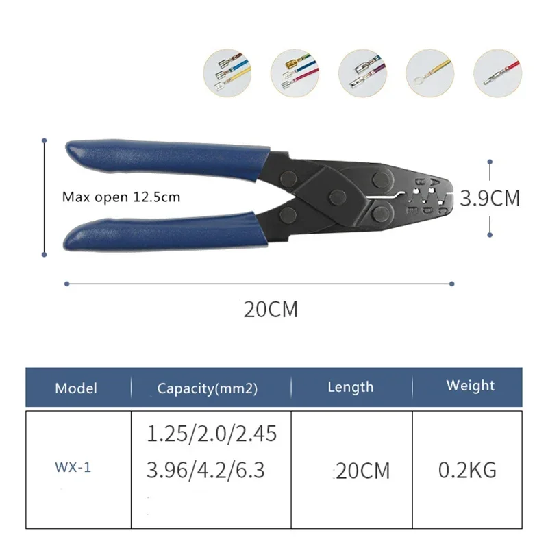 Crimping Plier for Molex AMP Tyco Terminals Connector Car Terminal Open Barrel Crimping Tool