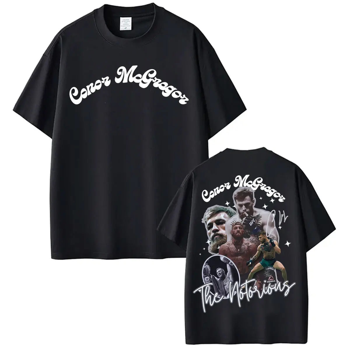 The Notorious Conor Mcgregor Vintage Style T Shirt Men's Women Harajuku Cool Classic T Shirts Summer Tops Cozy Oversized T-shirt