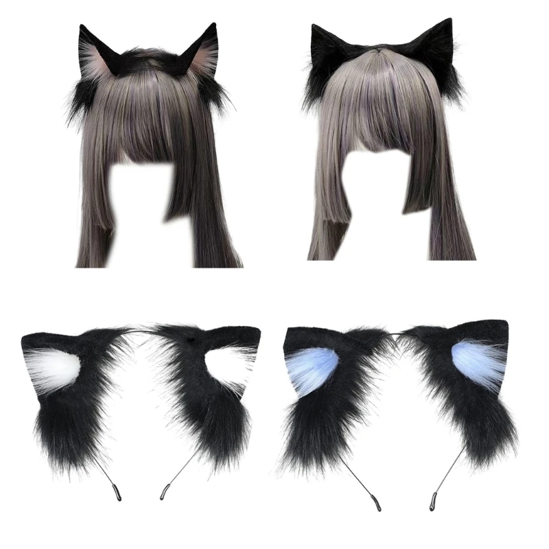 

Lovely Ear Hair Hoop Cosplay Anime Character Hairband Versatile Mardi Gras Cosplay Headband for Teens Drop shipping