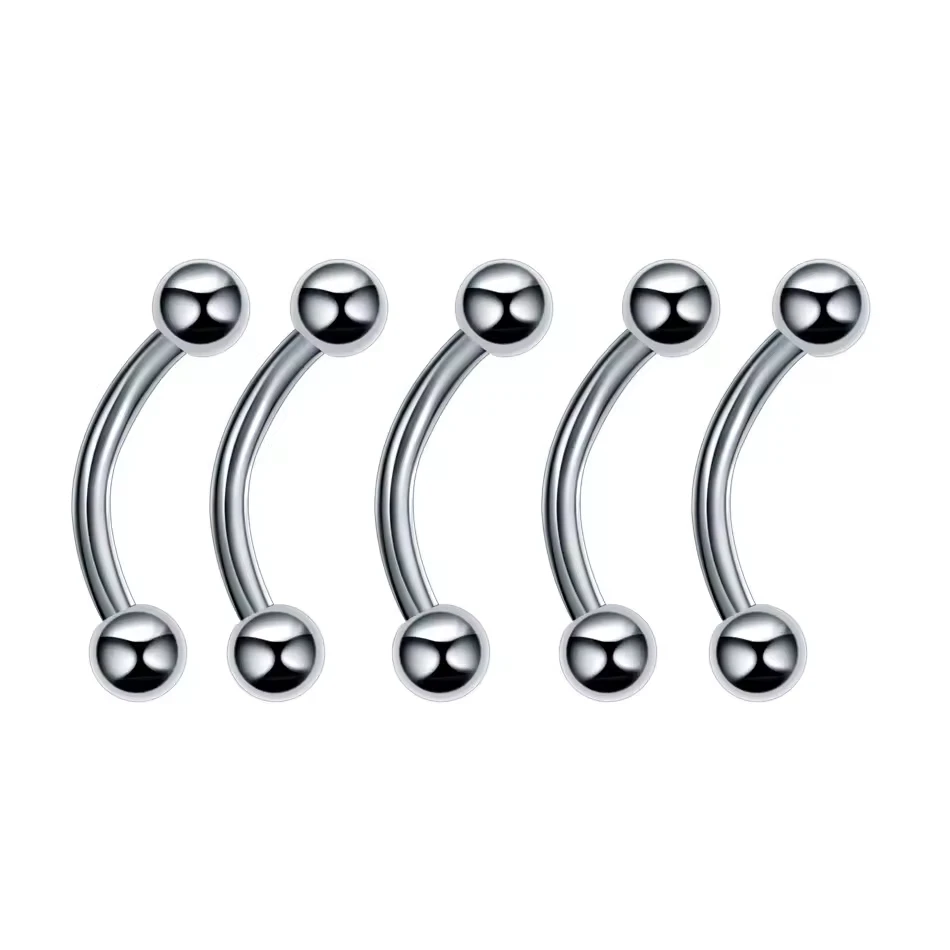 5/10/40/60 stücke Körper Piercing Schmuck Edelstahl Nase Ohr Bauch Lip Zunge Ring Captive Bead augenbraue Bar Piercing Lot Schmuck