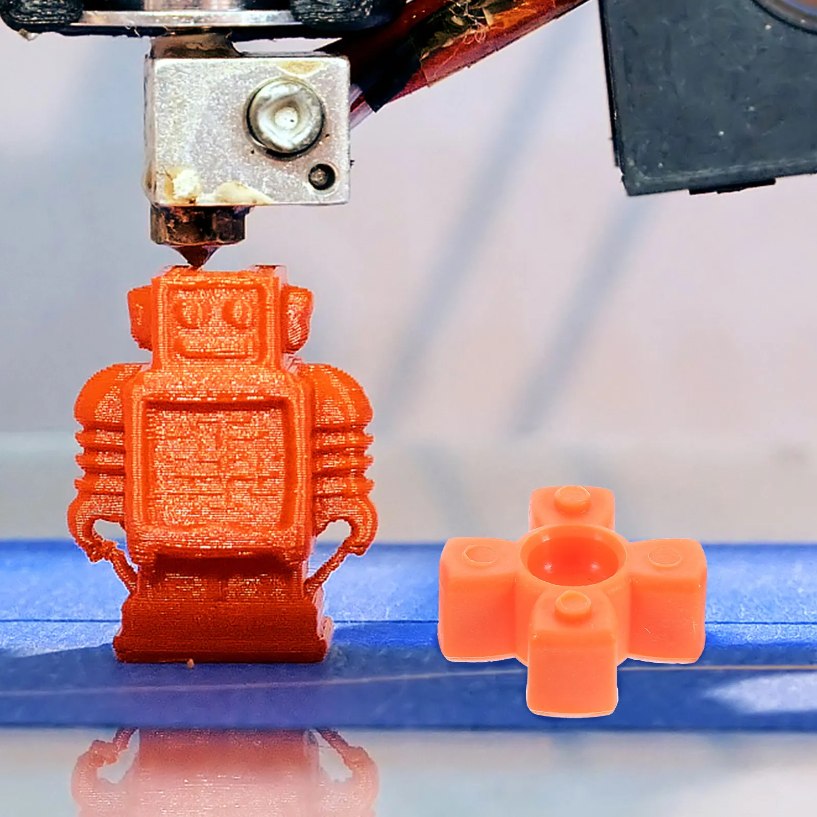 

20Mm Rubber Spider Insert Plum Coupling Pad Flexible Jaw Coupling Connector for Cnc Machine 3D Printer Stepper Motor