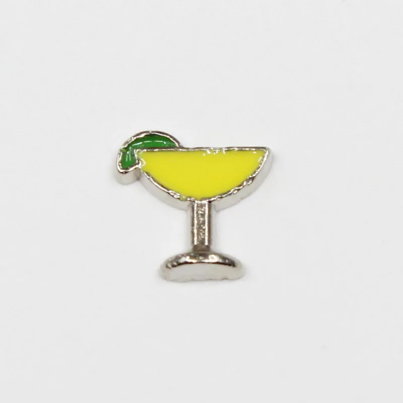 20pcs Margarita Cocktail Coconut Juice Beer Tea  Floating Charms Living Diy Jewelry Accessory