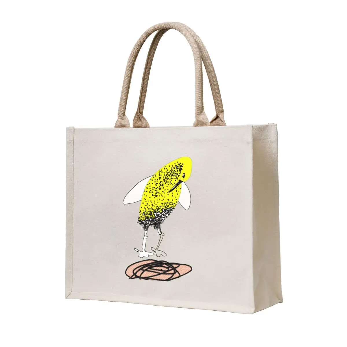 

Bird in front of empty nest Tote Bag Canvas Customizable tote bag hand bag ladies canvas bags