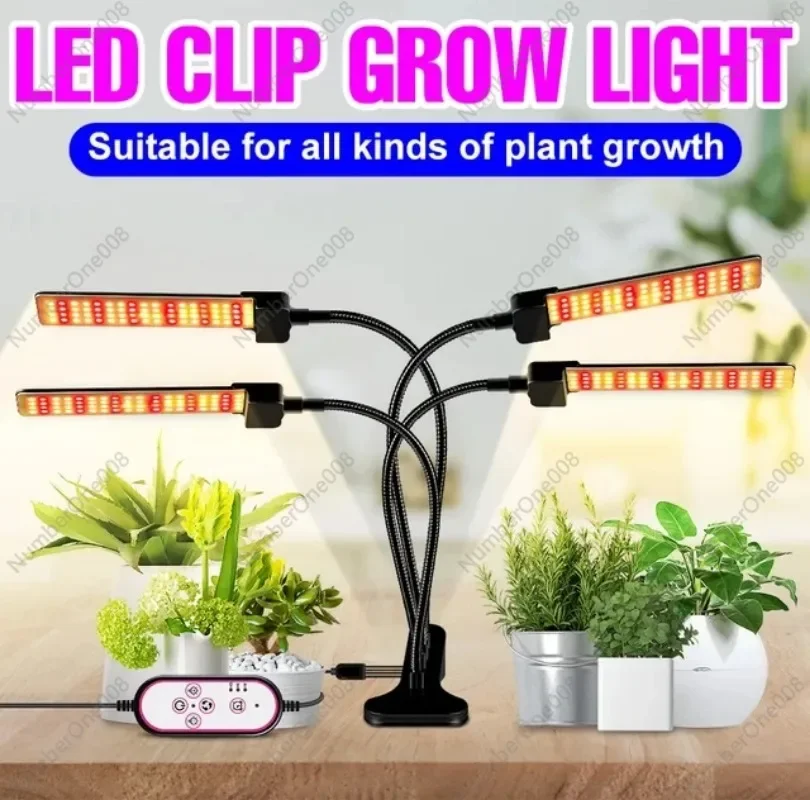 Full Spectrum LED Flower Seeds Phytolamp for Plants, Grow Light, Indoor Phyto Lamp, Hydroponics, UK, EU, US Plug