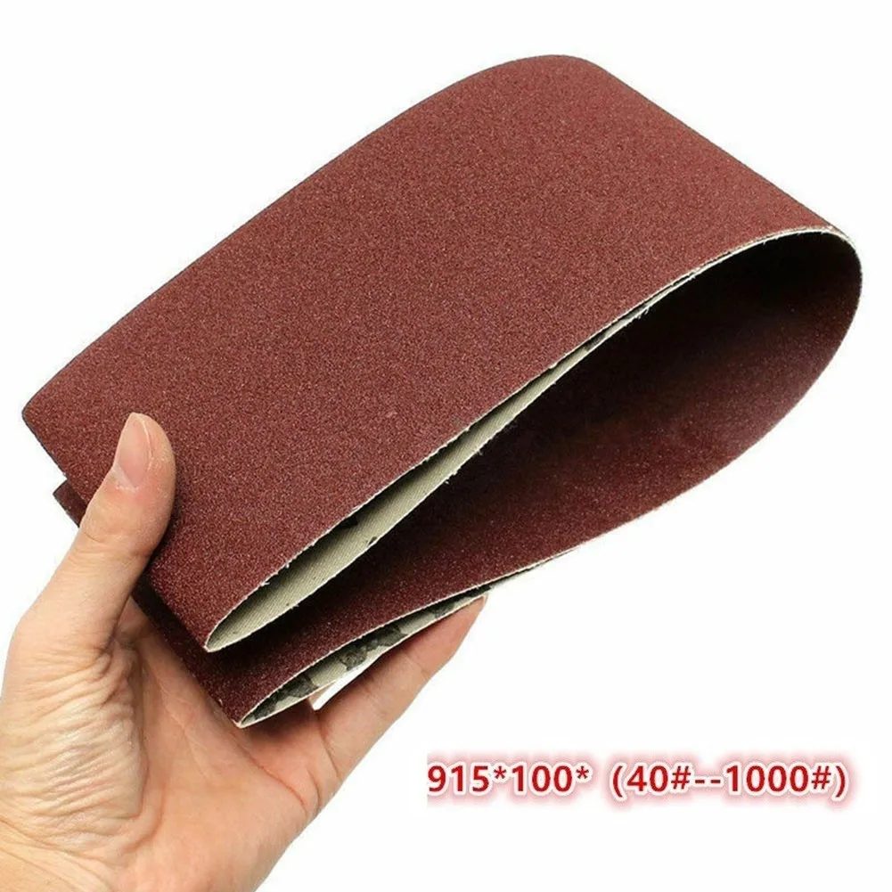 

Belts Sanding Sanding Belts Aluminum Oxide Furniture Belt Sanding Band Sander Belt Abrasive Tool 100x915mm 40-1000 Grits