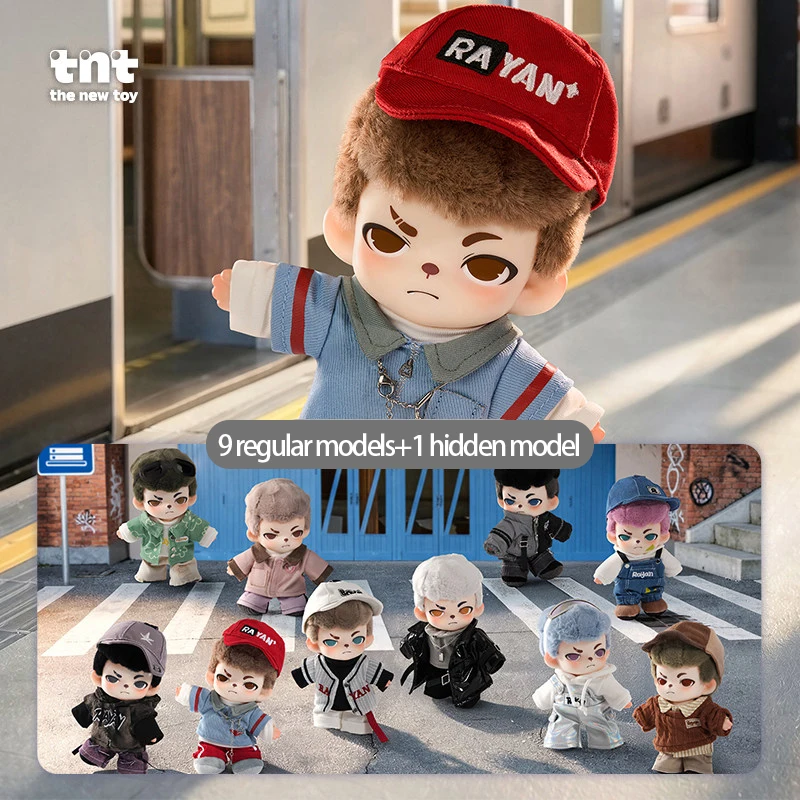 

TNTSPACE Rayan City Walk Series Vinyl Plush Pendants Blind Box Toy Mystery Box Doll Guess Bag Desktop Ornaments Collection Gift