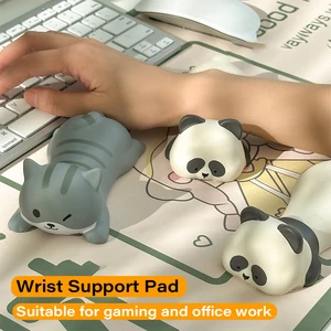 Schöne Tierhandgelenkruhe für Mauspad, Computerarm Ruhe, Katze, Hund, Ente, Panda, Laptop, neue Spielsachen Hauptverkäufe stehen für Sofa Arm - №3