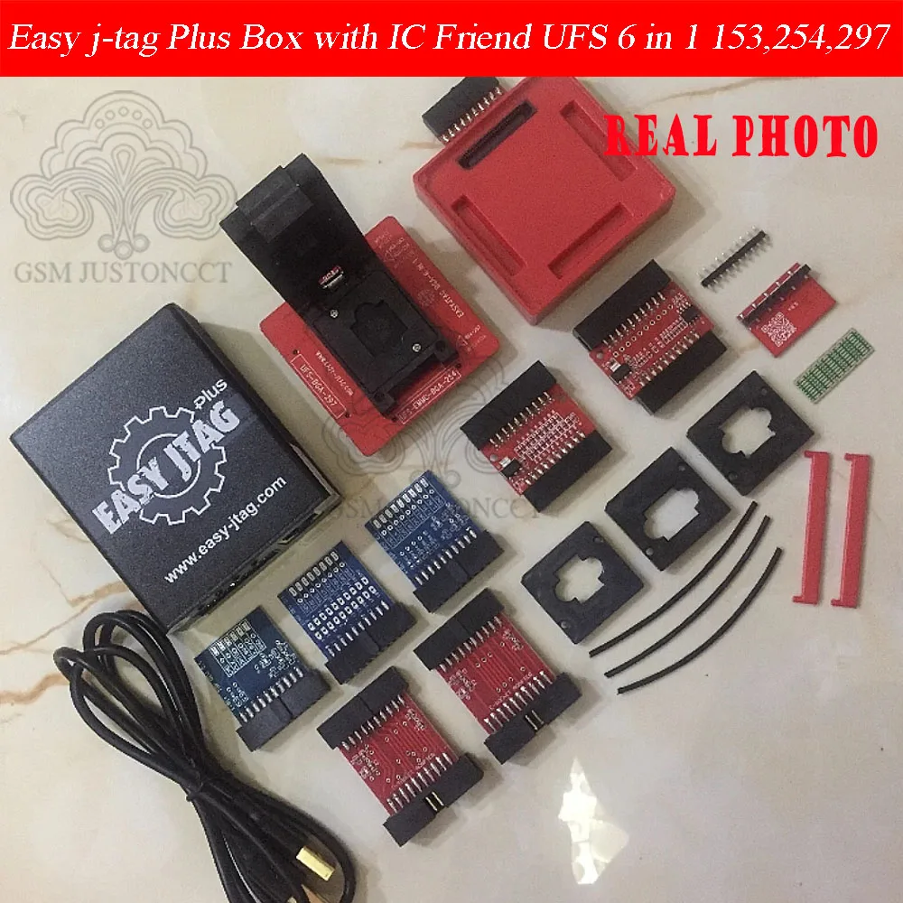 Original IC Friend Ufs 4 in1 Socket Ufs 254,153,297 + Z3X Easy J-tag Plus Box