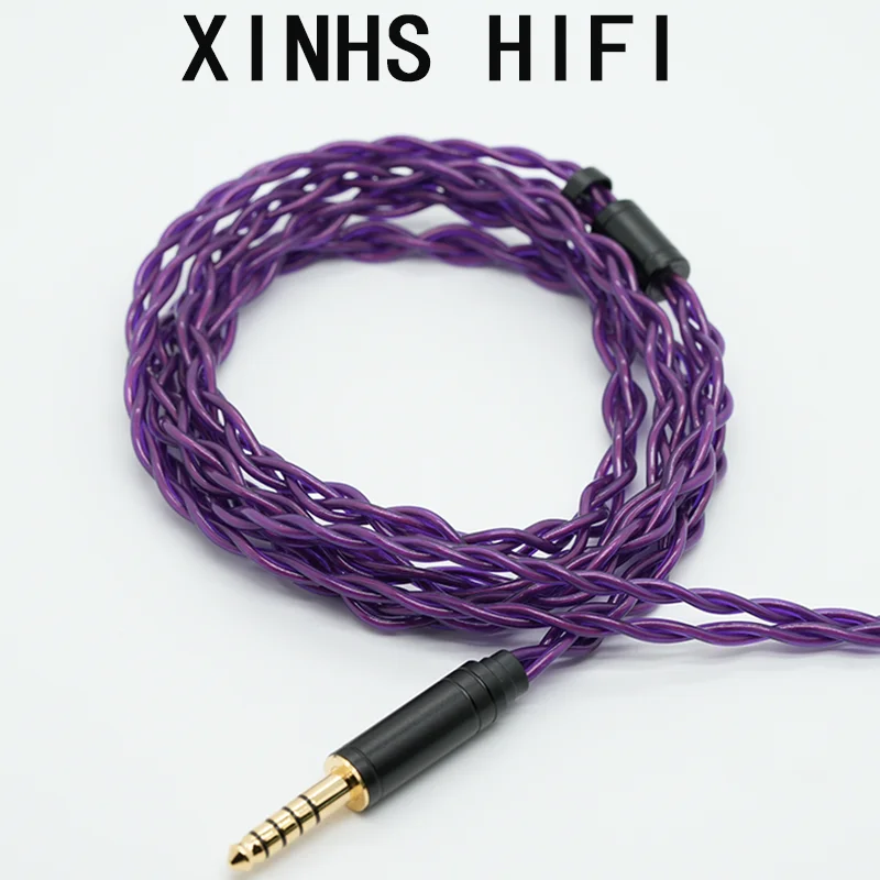 

XINHS HIFI A02 4-Core Earphone IEM Cable with 4.4mm, 3.5mm, 0.78mm, and 2-Pin MMCX Connectors, For NX8 Himalay