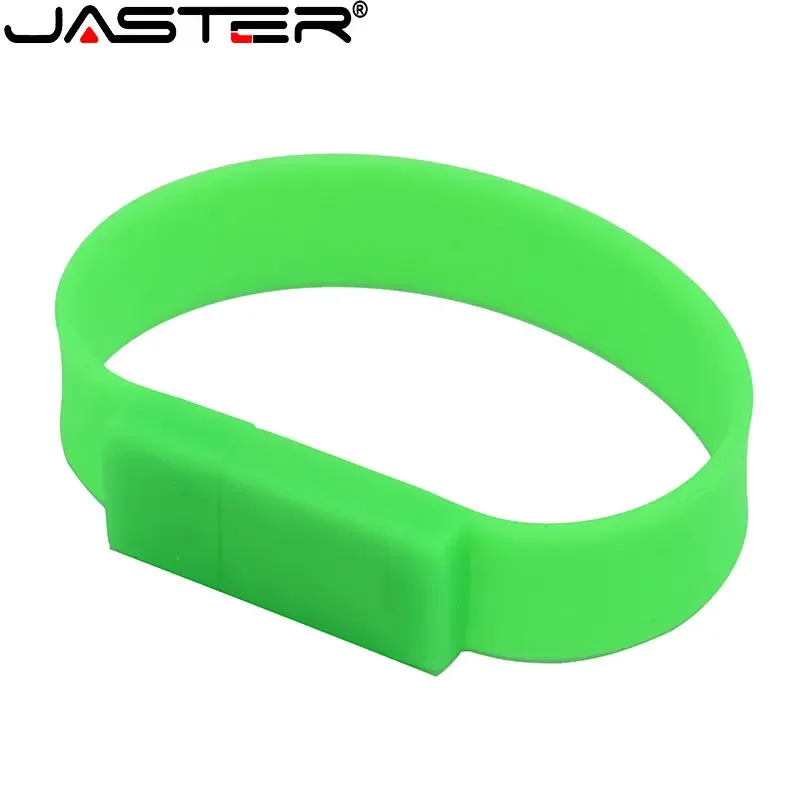 JASTER Fashion Wristband USB 2.0 Flash Drives 64GB 32GB Pen Drive Creative Business Gift for Kids Memory Stick 16GB Pink U Disk