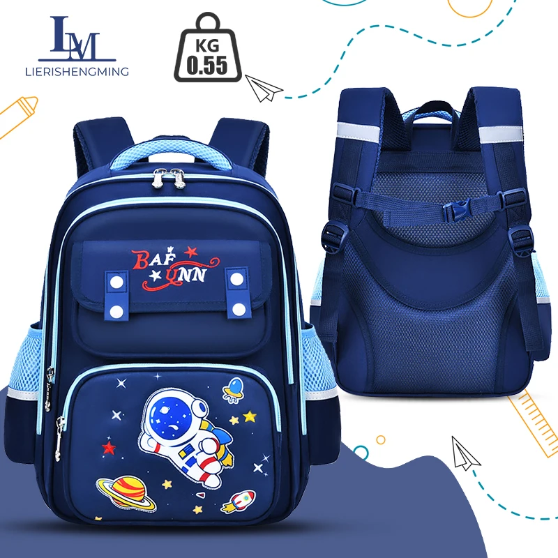 Kids Backpack for Boys Girls Astronaut Primary School Bag  Ergonomic Kindergarten Children BooKbag