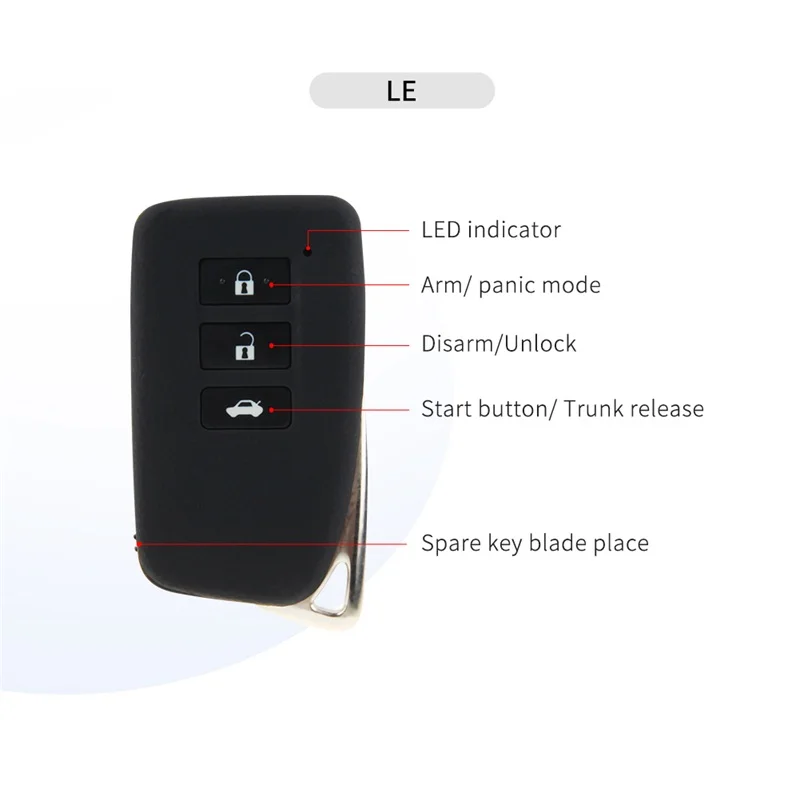 Plug And Play Remote Starter Kit For Lexus ES300H Hybrid 2016 Compatible With OEM Original Push Start Button Password Entry DC12