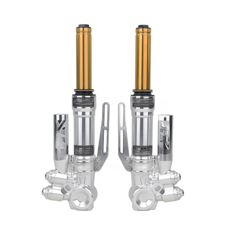 Front shock absorber Suitable for electric vehicles, motorcycle 33-core front shock absorber, adjustable preload
