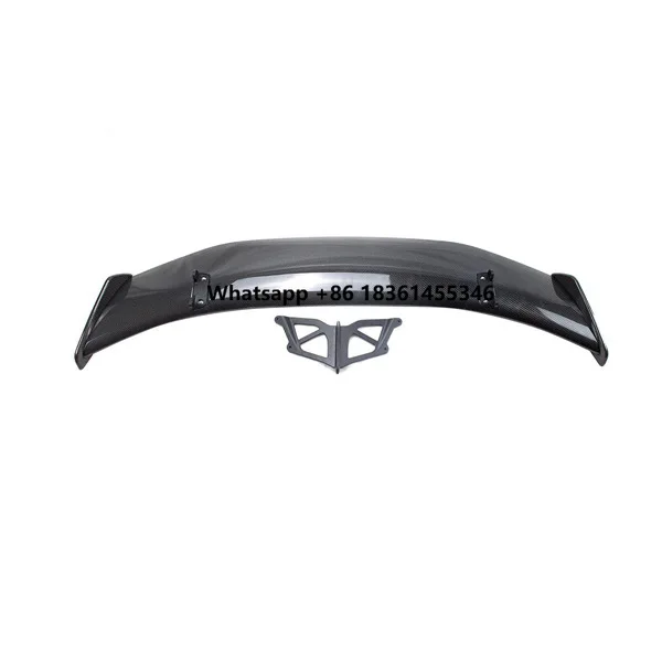 

For 718 For GT4 Auto Bodykit Damei New Style Carbon Fiber Rear Bumper Wing Fixed Wing Tail Spoiler Modification
