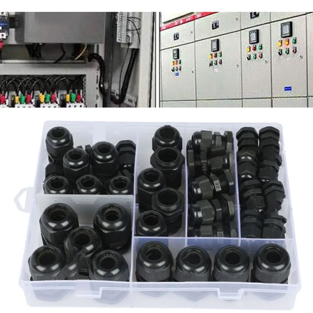 

Cable Gland Kit Waterproof Cable Gland Outdoor Use Industrial Use Flame Retardant High-quality Nylon PA For Cable Fixing
