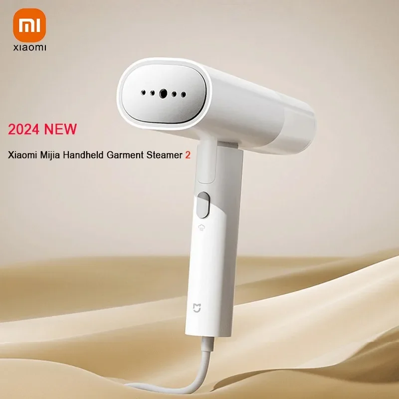 2024 nowy XIAOMI Mijia parownica do ubrań 2 składane ręczne żelazko parowe do ubrań przenośne urządzenie domowe żelazko parowiec do podróży