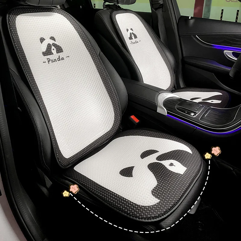 New High Quality 3D Breathable Mesh Cartoon  Cute Car Interior Ornaments Protective Car Seat Cushion