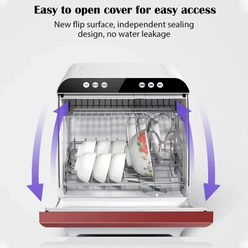 household portable dishwasher desktop mini 6-8 sets of tableware kitchen small smart dishwasher