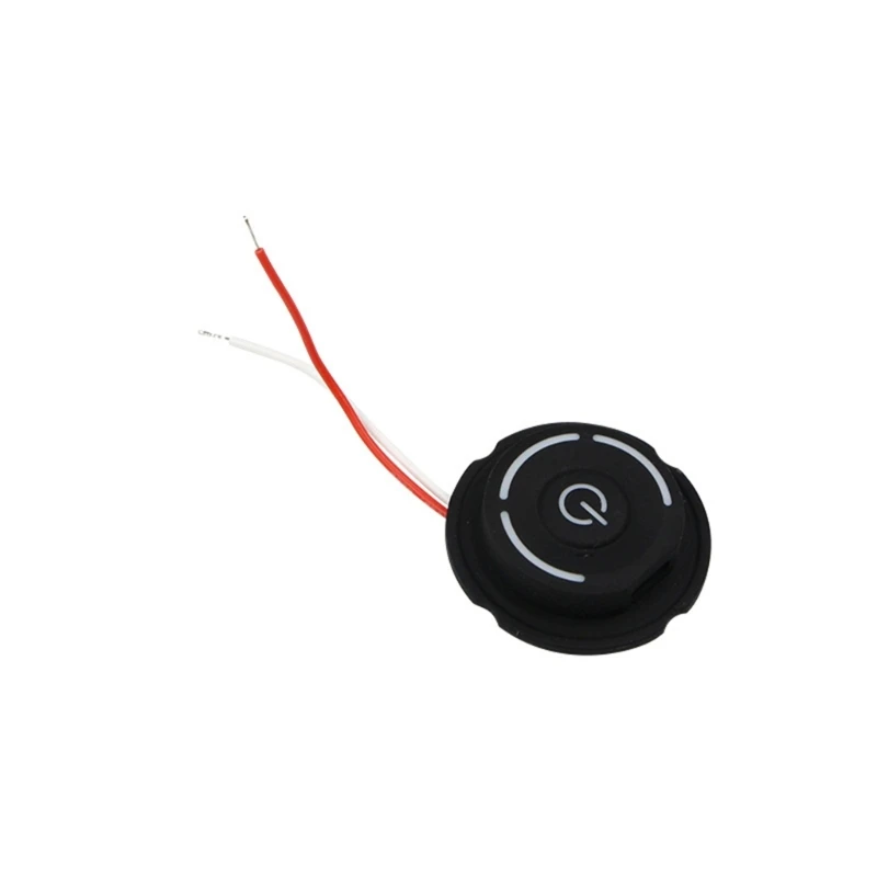 

Waterproof Push Button Three-gear Temperature Regulating Type-c Silicone Push Button Easy Install Dropship