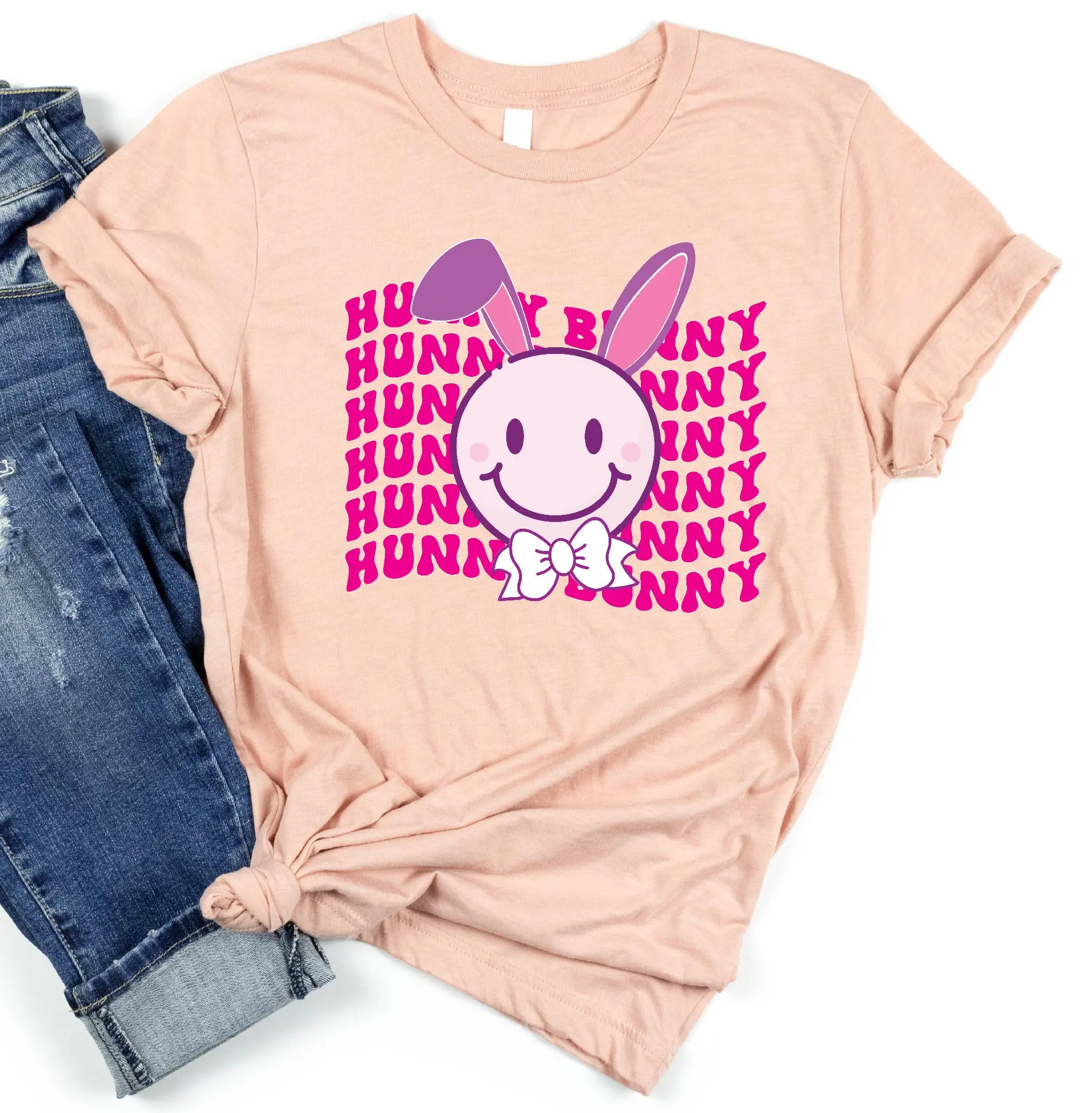 Hunny Bunny Easter T Shirt Easte Happy Day s Eggs Rabbit Lover SweaT