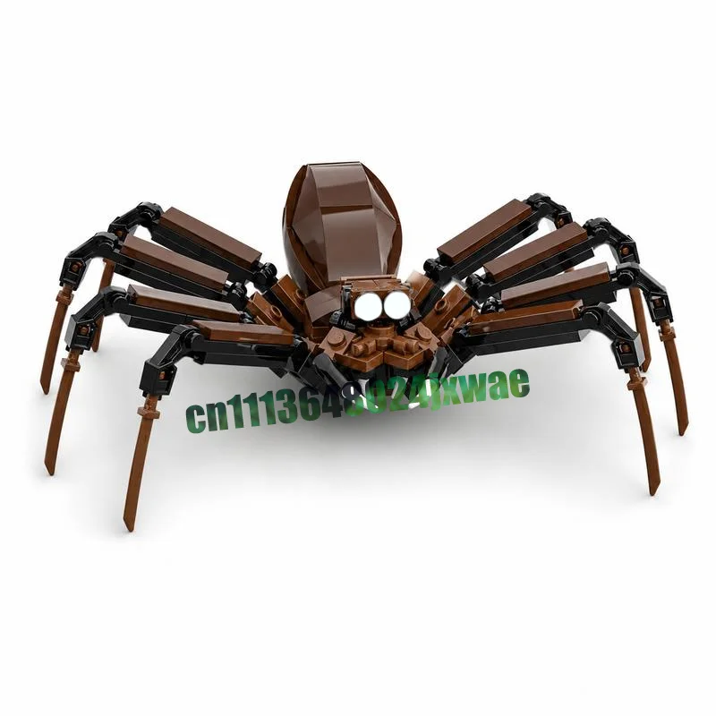 NEW 125PCS Large Dark Forest Giant Cave Spider Complete Web Terrain Static Display Building Blocks MOC Model DIY Assembly Gifts