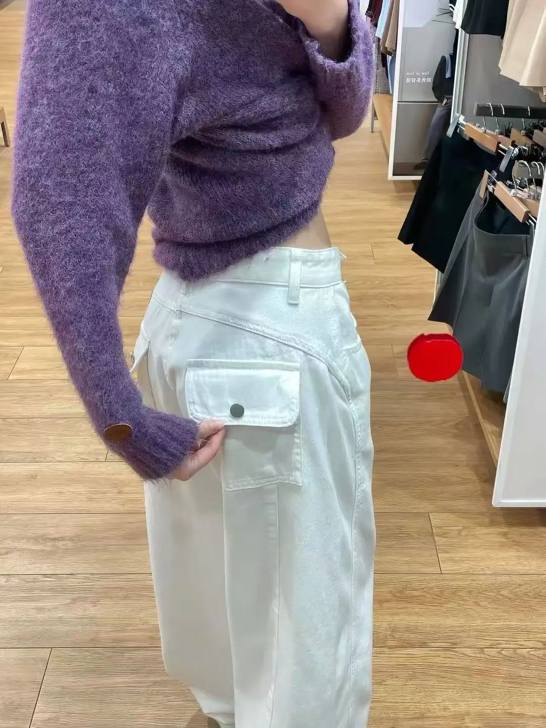 American Style High Waist Wide Leg Pants Women's Autumn 2026 New Hanging Sense Junior High School Students Floor-Length Pants