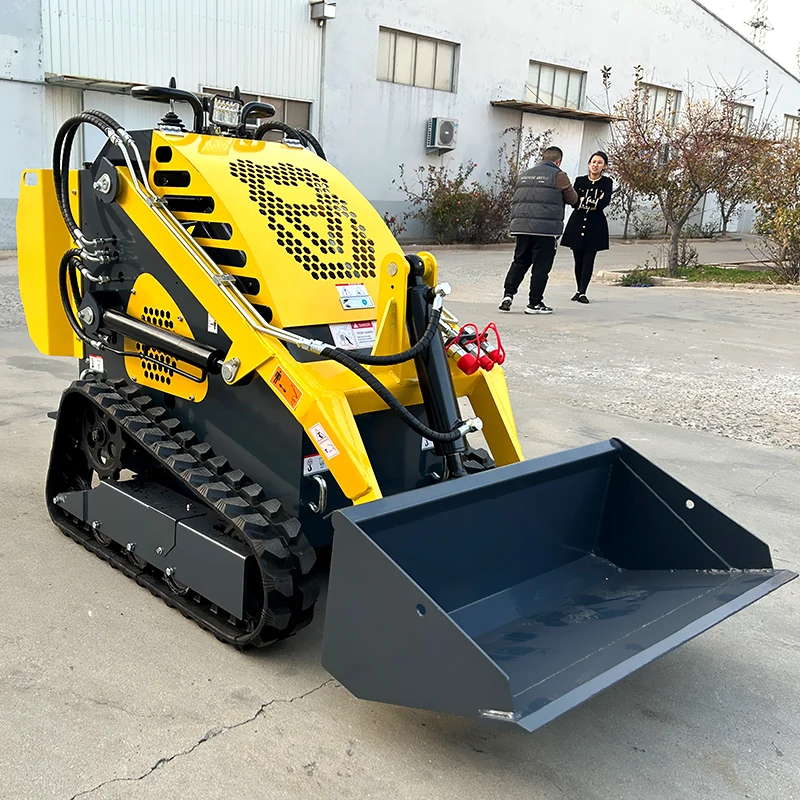 Customized China popular crawler high dump bucket grapple bucket mini skid steer loader for sale