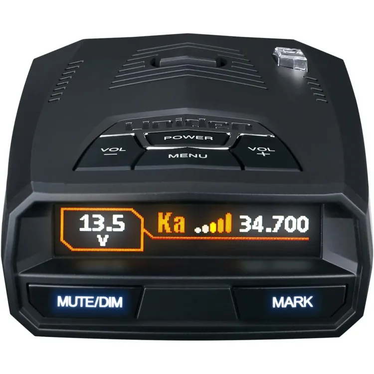 R4 Extreme Long-Range Laser/Radar Detector, Record Shattering Performance, Built-in GPS w/AUTO Mute Memory, Voice Alerts,