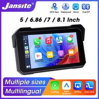 5/6.86/7/8.1 inch Motorcycle Dashboard Motorcycles Carplay Android Auto GPS Navigation Moto Accessories Display Screen IPX7