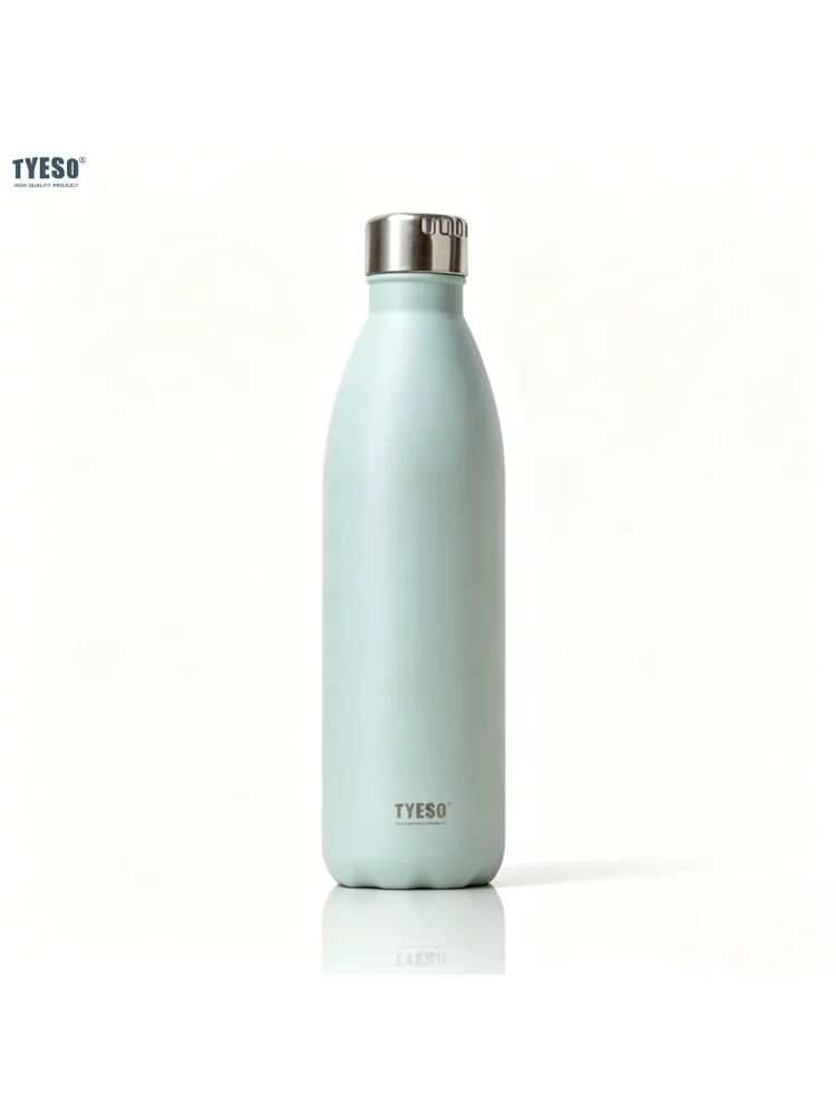 AliExpress TYESO Tyeso 1000ml Stainless Steel Cola-Shaped Sports Water Bottle Vacuum Insulated Thermal Cup Portable Bike Bottle Travel Tumbler
