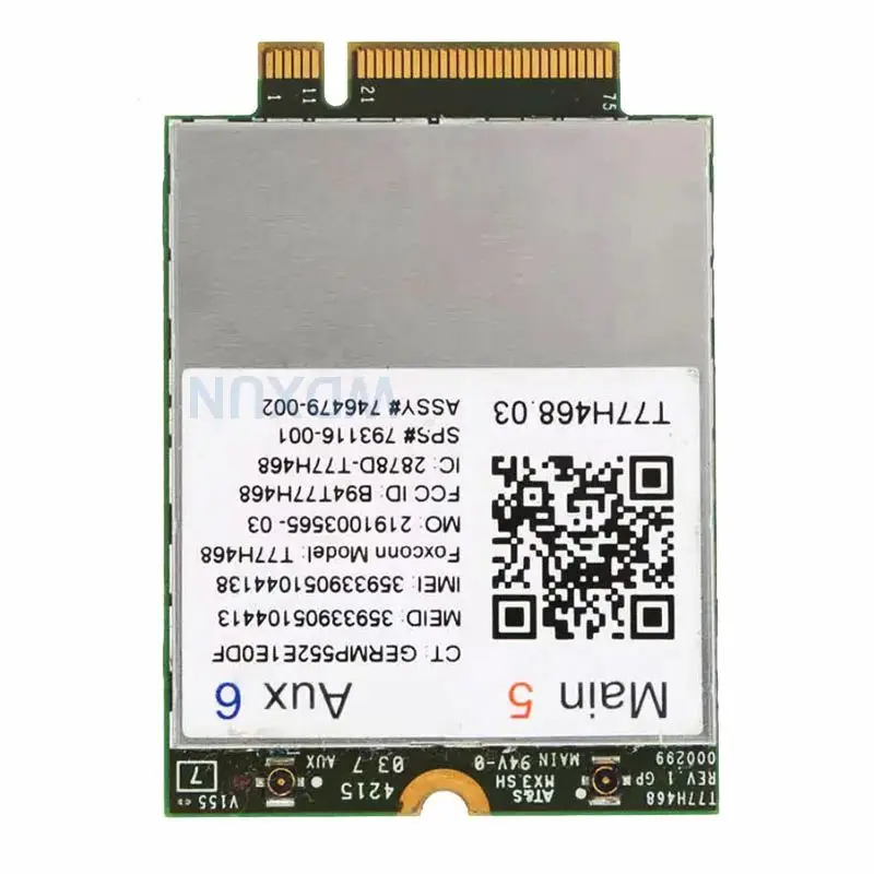 Módulo 4G T77H468 LT4211 NGFF FDD LTE WWAN Board SPS 793116-001 tarjeta de red inalámbrica para HP EliteBook 745 755 820 850 G2