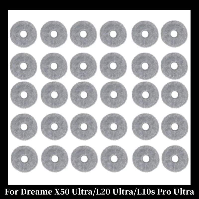 Dweildoek voor Dreame X50 Ultra/L20 Ultra/L10s Pro Ultra/X30 Ultra/L10s Pro Gen2/L10s Plus/L40 Ultra/X40 Ultra Robotstofzuiger,X40